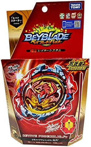 Takara Tomy B-117 Beyblade Burst Revive Phoenix.10Fr Defense Starter with Launcher