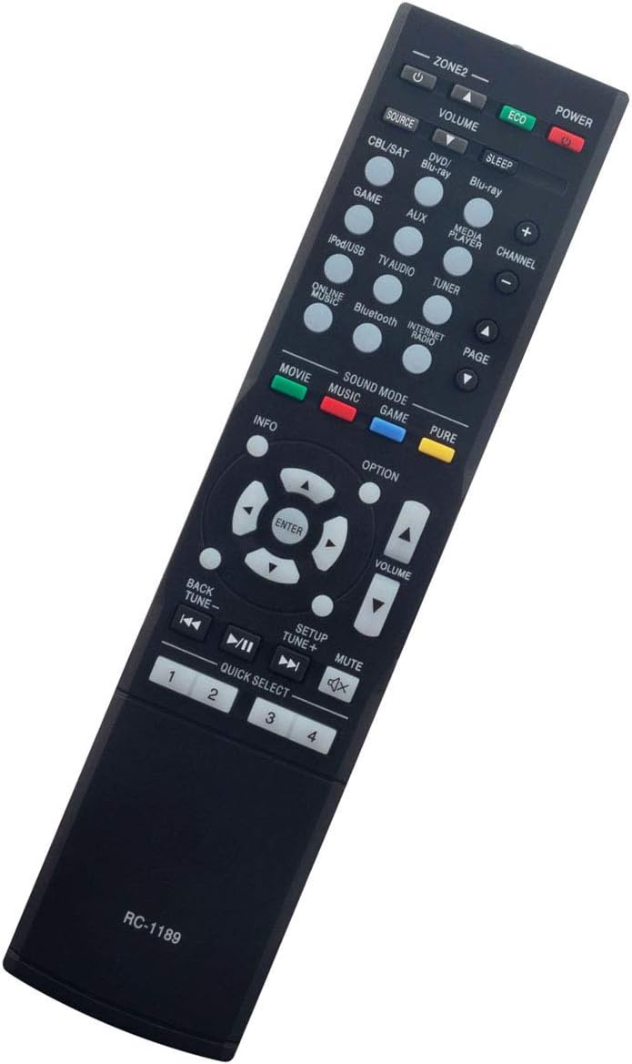 RC-1189 Replacement Remote Control Applicable for Denon AV Receiver