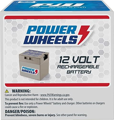 Power Wheels Ride-On Toy Replacement Battery 12-Volt 12-Ah Rechargeable for Preschool Vehicles