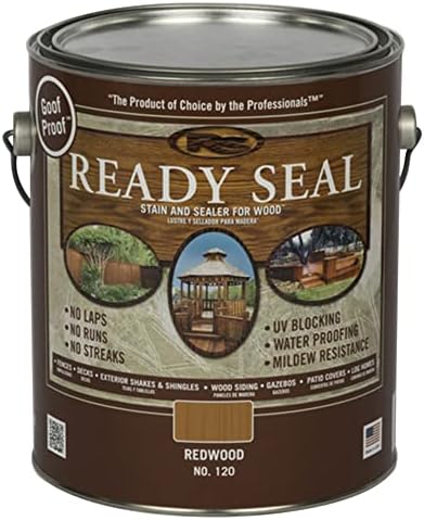 Ready Seal Goof Proof Semi-Transparent Redwood Oil-Based Wood Stain and Sealer 1 gal.