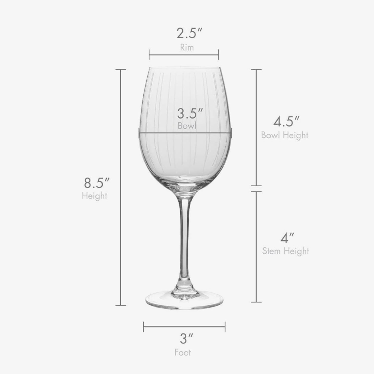 Mikasa Cheers Bordeaux Wine Glass, Set of 4, 24 Ounce, Clear