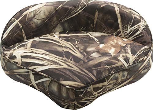 Attwood 98505CA Casting Fishing Boat Seat, Camouflage Vinyl Finish