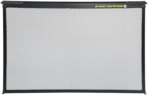 Lippert Components 859794 Screen Defender RV Entry Door Aluminum Screen Protector, 30-inch, Black