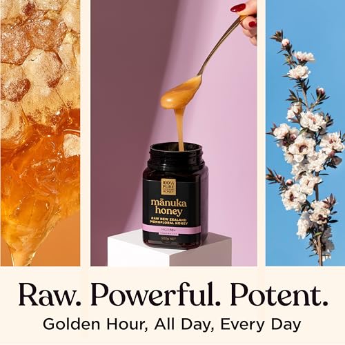 100% Pure New Zealand Manuka Honey MGO 70+ Monofloral Raw Honey 17.6 Oz