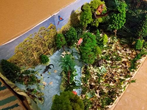 36pcs Mixed Model Trees, 1.5-6 inch(4-16 cm), Diorama Supplies, Model Grass, Miniature Trees for Projects with No Bases