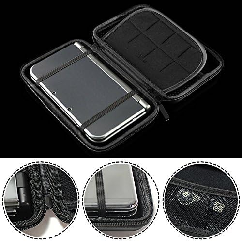 Protective Carrying Case Compatible NEW 3DS XL, with Hard Cover and 2 pcs Screen Protectors, AFUNTA Hard Shell Travel Bag