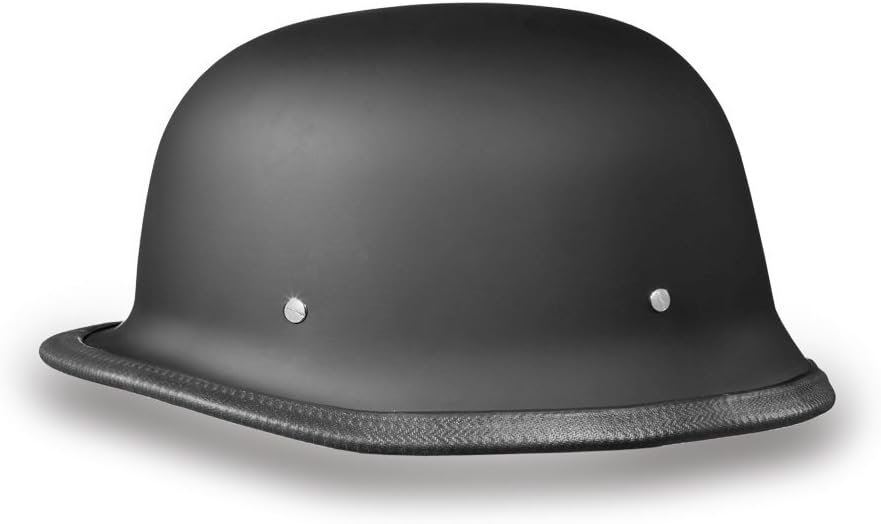 Daytona Half Shell German Motorcycle Helmets, DOT Approved for Superior Safety and Style – Comfortable, Durable, and Perfect for Riders Who Want a Retro Look with Modern Protection Standards