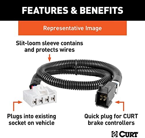 Curt 51453 Brake Control Harness with Quick Plug