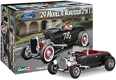 Revell 85-4463 1929 Model A Roadster 1:25 Scale 149-Piece Skill Level 5 Model Car Building Kit