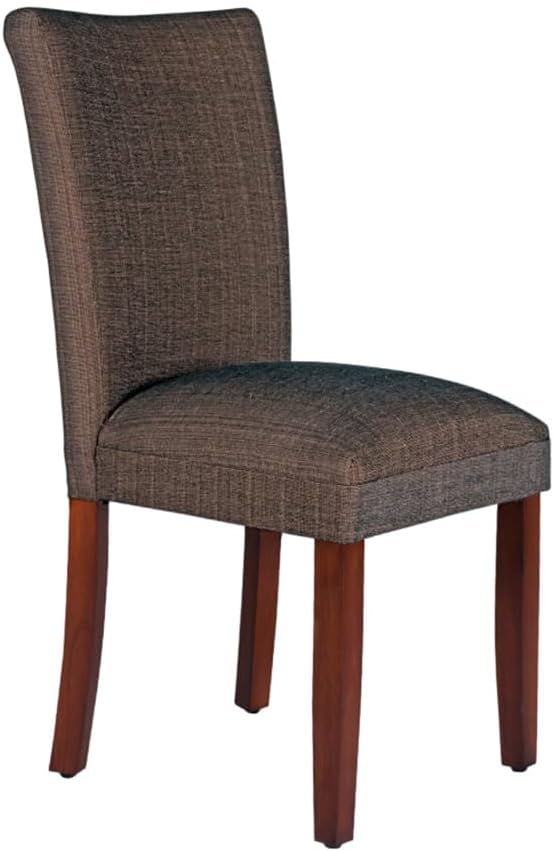 HomePop Parsons Dining Chair - Red & Gold Damask (Single Pack)