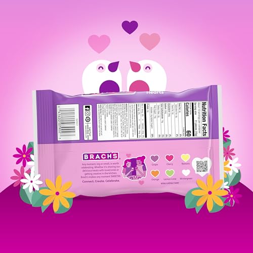 Brach's Valentine's Day Tiny Conversation Hearts, Friendship Exchange, 1 oz Boxes, 24 Ct