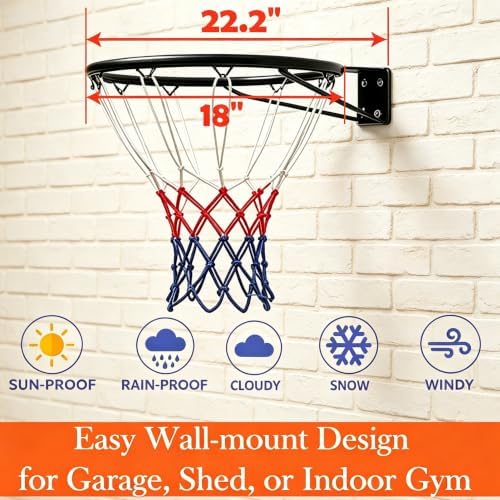 Rakon 18" Solid Replacement Basketball Rim