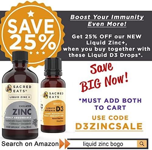 Organic Liquid Vitamin D Drops for Kids & Adults, Sugar Free. Easy to Use 1, 000 IU/Drop in Coconut MCT Oil. Lasts Months