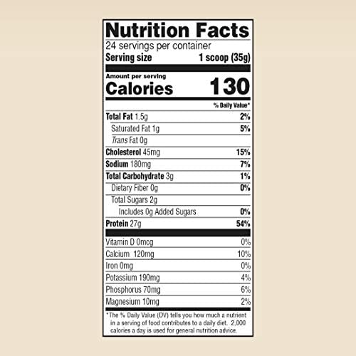 Muscle Milk 100% Whey Protein Powder, Vanilla, 5 Pound, 68 Servings, 25g Protein, 2g Sugar, Low in Fat, NSF Certified for Sport, Energizing Snack, Workout Recovery, Packaging May Vary