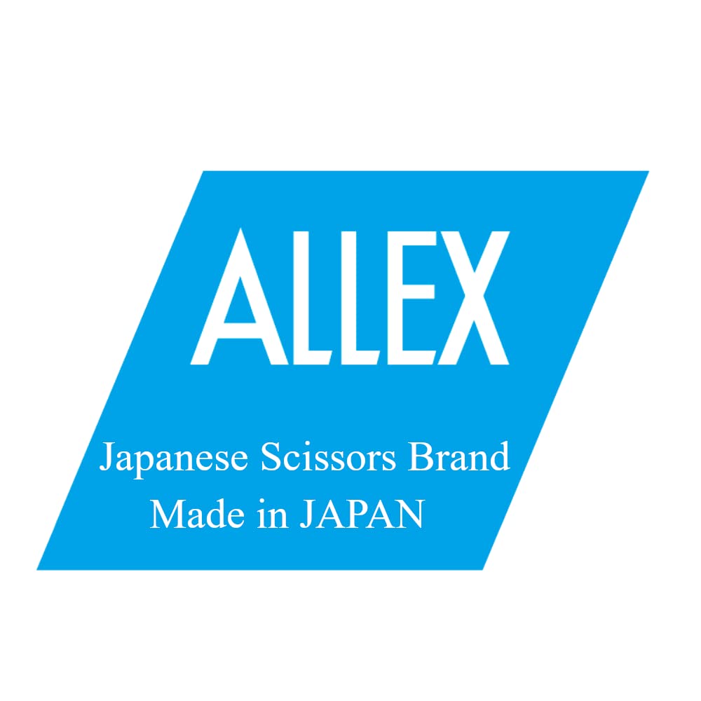 ALLEX Ostomy Scissors Curved Blunt Tips for Cutting Stoma Bag and Wafer, Made in JAPAN, Japanese Stainless Steel Blade