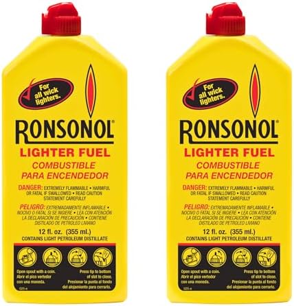 Ronson 12 Ounce Ronson Lighter Fuel - Pack of 2