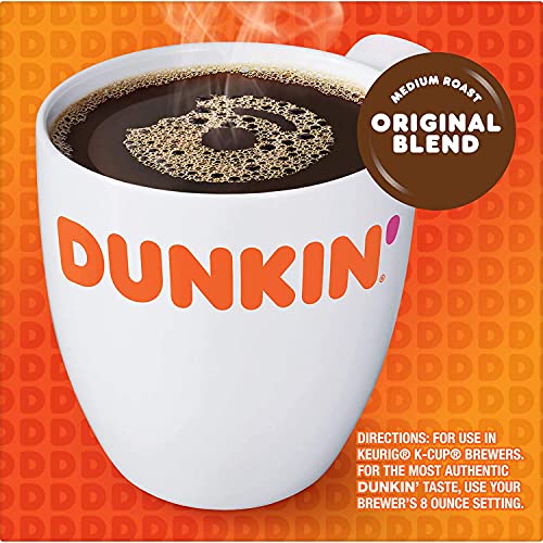 Dunkin' Donuts Dunkin' Dark K-Cup Pods, Dark Roast, For Keurig Brewers, 10 Count