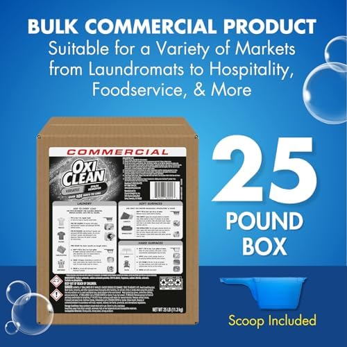 OxiClean Versatile Stain Remover Professional, 7.22 LB Box (Pack of 4) 156 Loads
