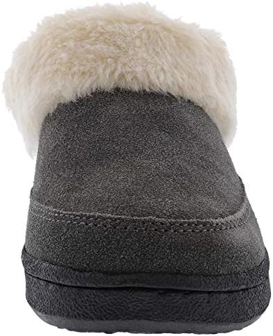 Clarks Womens Faux Fur Lined Clog Slippers Warm Cozy Indoor Outdoor Plush Slipper for Women