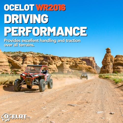 Ocelot WR2016 30x9.5x14 UTV Tires All Terrain, Durable 8-Ply Radial Construction and Non-Directional Tread