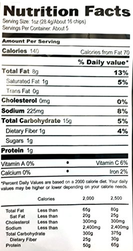 T.G.I. Friday Potato Skins Snack Chips, Jalapeno Cheddar, 4.5 Ounces (Pack of 3)