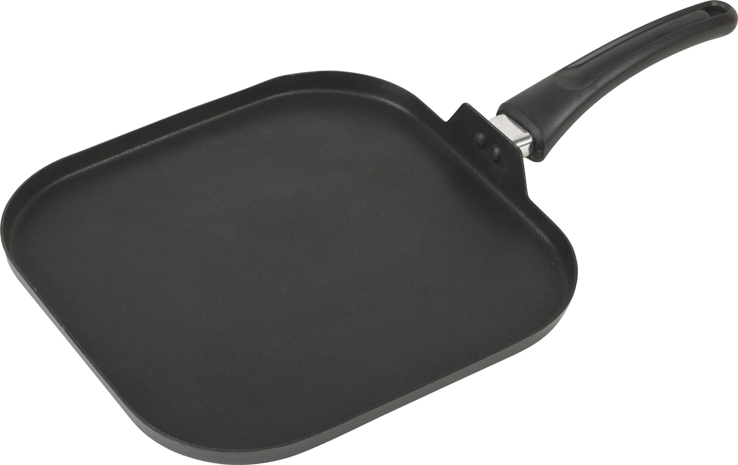 GoodCook 11-Inch Square Griddle Pan, Nonstick Aluminum Frying Pan, Even Heating, Ergonomic Handle, Perfect for Eggs, Bacon, and Breakfast