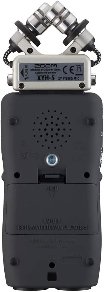 Zoom H5 Handy Recorder Kit with a Custom Windbuster, AD-17 AC Adapter, Closed-Back Stereo Headphones and a 16GB Memory Card