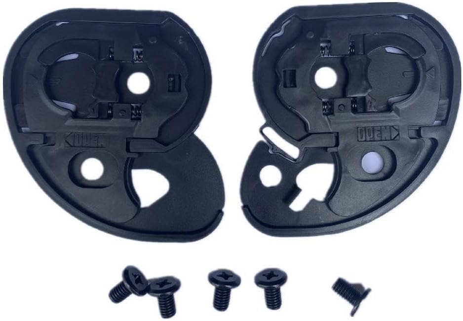 1 Pair HJC Gear Plate Motorcycle Helmet Mounts Base Shield Adaper Compatible Compatible with CL-15 CL-16 CL-17 TR-1 CS-R1 CS-R3 CS -15