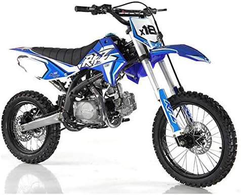 125cc Dirt Bike Pit Bike Adults Dirtbikes Pitbikes 125 Dirt Pit Bike (Blue)