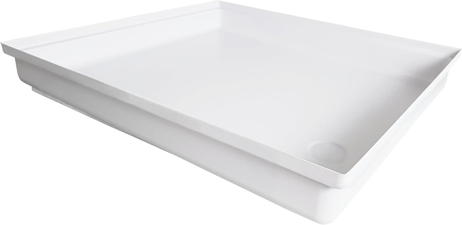 ICON 12873 Shower Pan SP300-32-1/8" x 30-1/8" x 4-5/8", Polar White