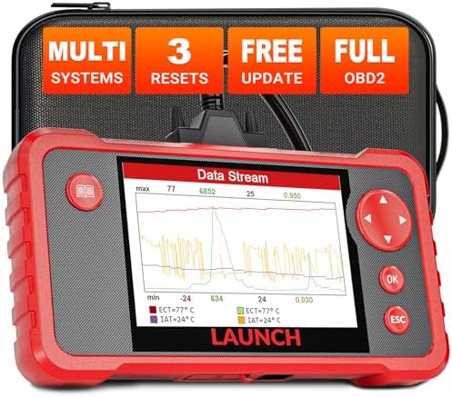 Launch CRP123 OBD2 Scanner 2024 Newest Elite Code Reader Engine/ABS/SRS/Transmission Car Diagnostic Tool, ABS Code Reader, SRS Scan Tool