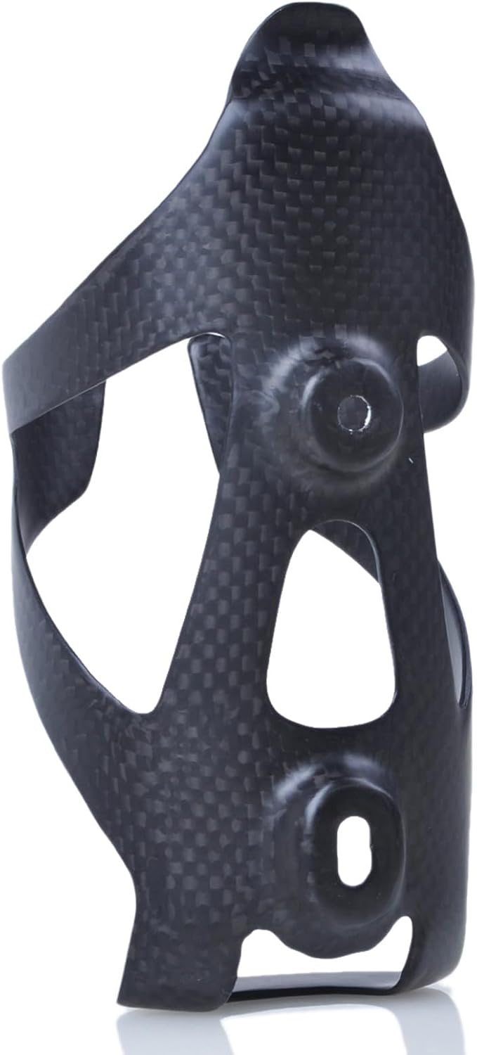 ThinkTop 2 Pack Ultra-Light Full Carbon Fiber Bike Water Bottle Cage Holder | Lightweight Bicycle Drink Water Cup Holder Bracket Rack for Road Bike