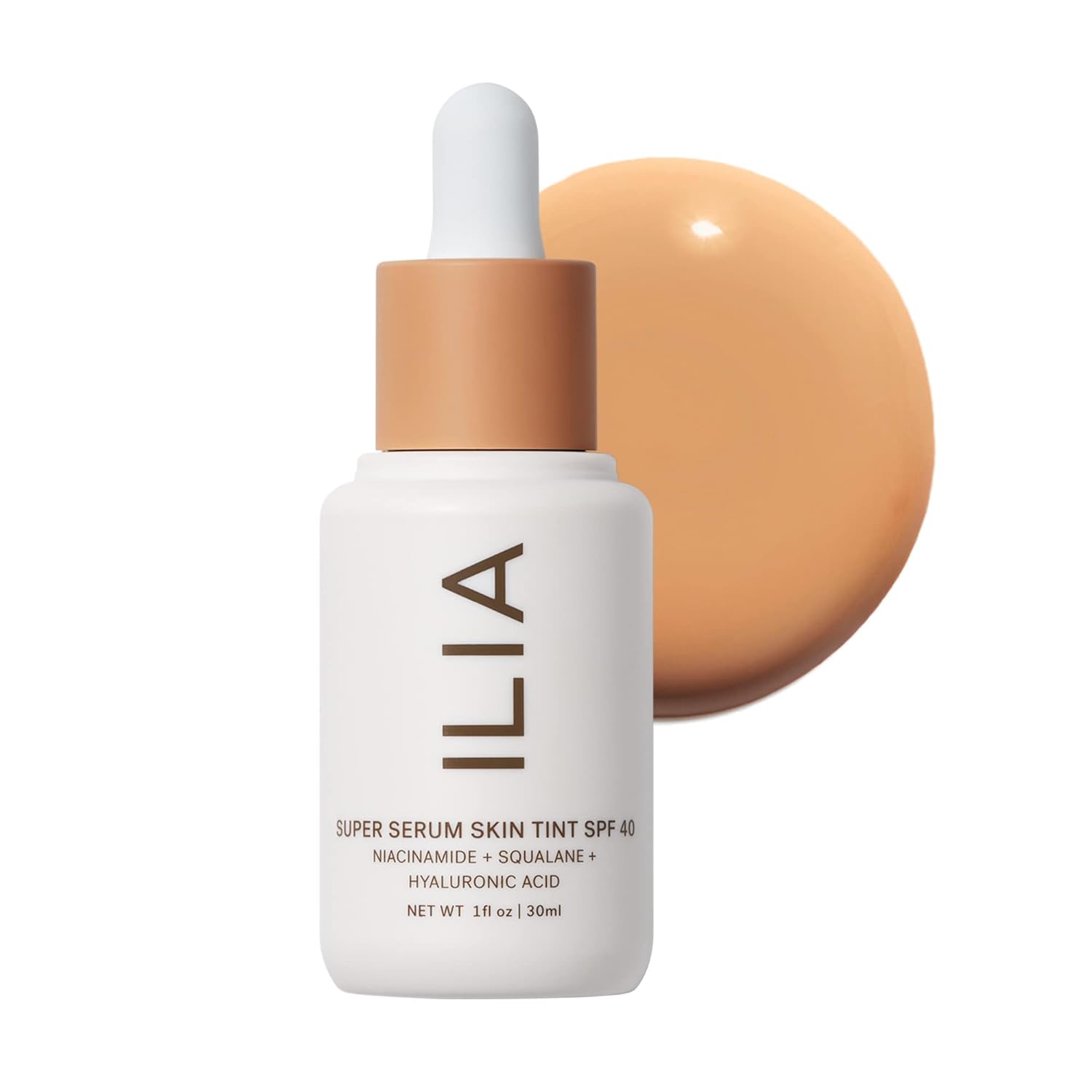 ILIA - Super Serum Skin Tint SPF 40 (Diaz ST7, 1 fl oz | 30 ml)