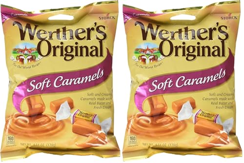 WERTHER'S ORIGINAL SOFT CARAMELS 4.51oz PACKAGE