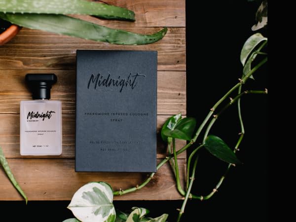 RawChemistry Midnight Pheromone Infused Men's Cologne – Long-Lasting, 1 oz