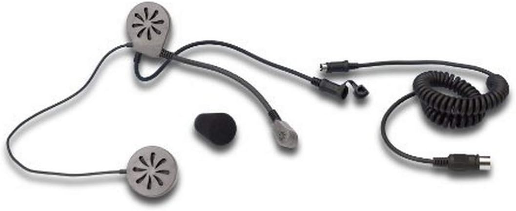 Show Chrome 13-201 Motorcycle Helmet Headset Communicator 5 Pin,Black