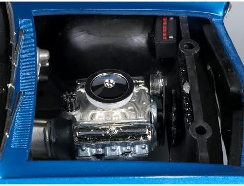 MPC: 1:25 Scale Model Kit - 1967 Pontiac GTO - Blue, 85+ Parts - Skill Level 2, Authentic Vehicle Building Kit, Replica Classic Car, Age 14+