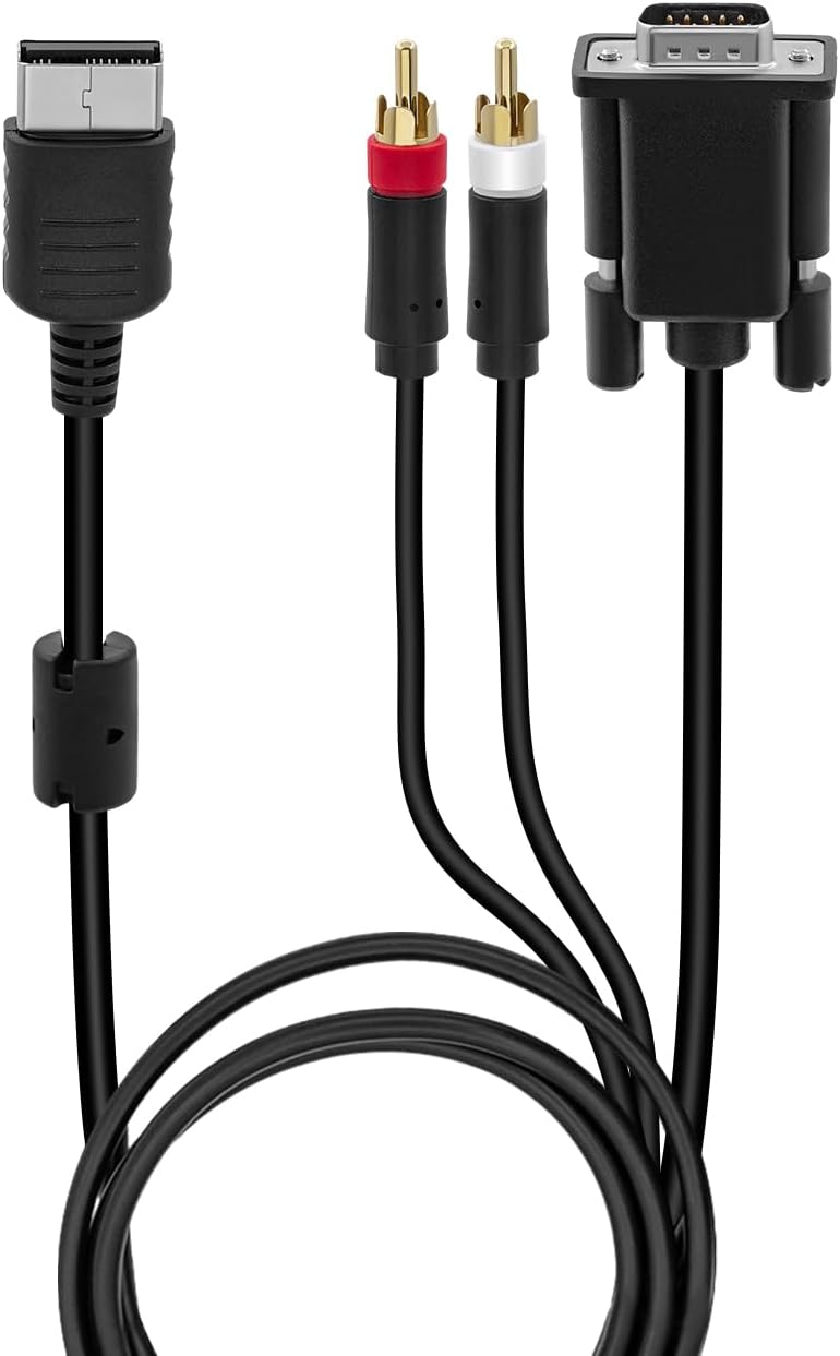 Mcbazel VGA AV Audio Video Cable for Sega Dreamcast