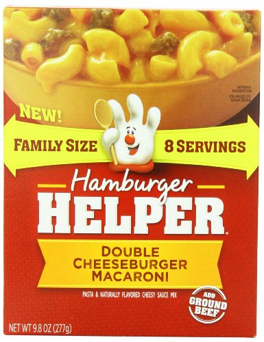 Betty Crocker Hamburger Helper, Double Cheeseburger Macaroni Hamburger Helper, 6 Oz Box