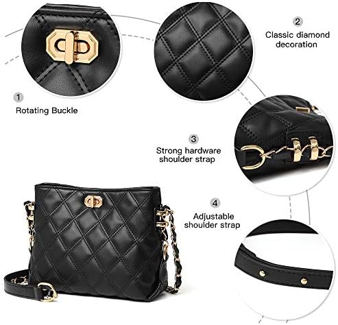 Sivim Small Crossbody Bags for Women Purses Fashion Leather Lightweight Handbags Shoulder Bag