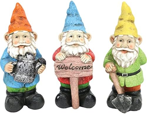 Alpine Cement Assorted 10 in. Colorful Statue