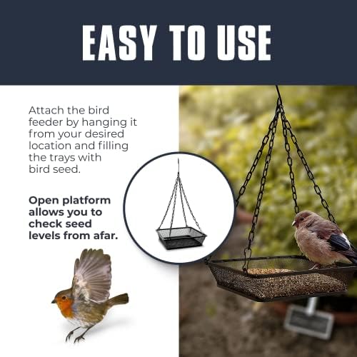 Monarch Abode Hanging Hummingbird Feeders for Outdoors – Single Handcrafted Hanging Glass Hummingbird Feeder with Red Bowl & Perch