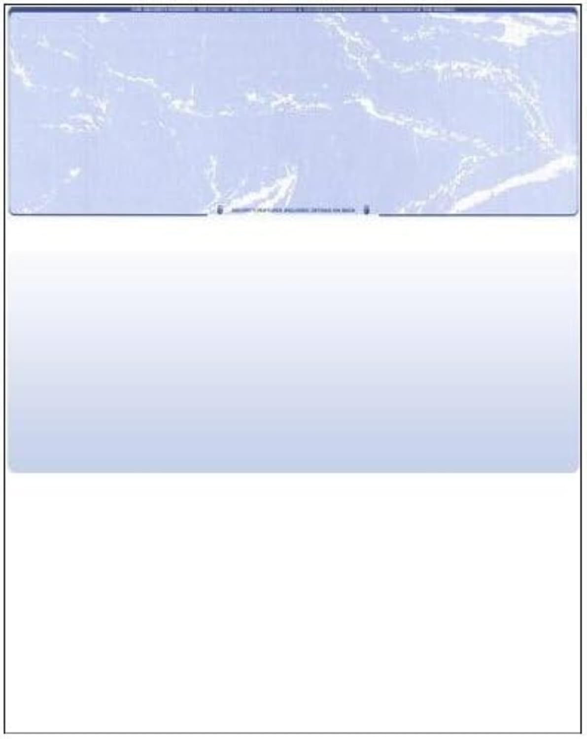 Compuchecks Blank Check Paper 500 Pack, Check on Top, QuickBooks Compatible | Blue Diamond High Security Computer Business Checks, Voucher on Bottom, 8.5x11, Works with Laser & Inkjet Printers, USA Made