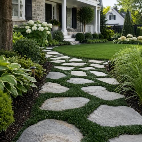 Dwarf Mondo Grass | 10 Live Plants | Ophiopogon Japonicus | Ground Cover Plant, Shade Tolerant Grass, Low Maintenance Landscaping, Evergreen Foliage, Dense Green Carpet, Drought Tolerant