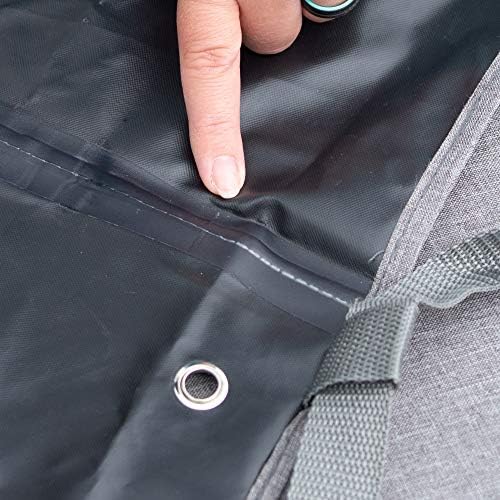 Modern Leisure Garrison Swivel Lounge Patio Chair Cover - Weather-Resistant Fabric - Outdoor Furniture Protection Perfect for Patio, Deck