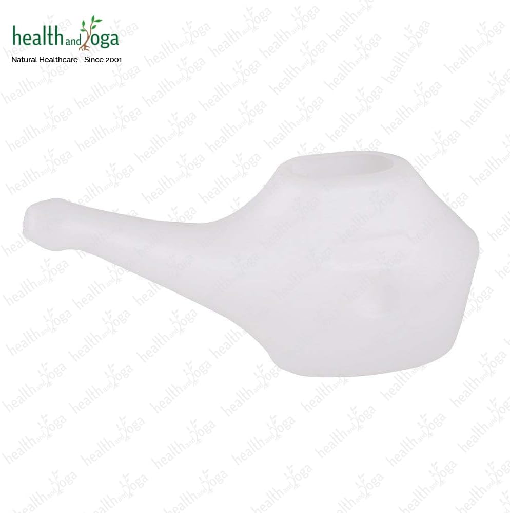 Economy, Light-Weight Neti Pot - Handy, Compact and Travel Friendly (1 Piece (White))