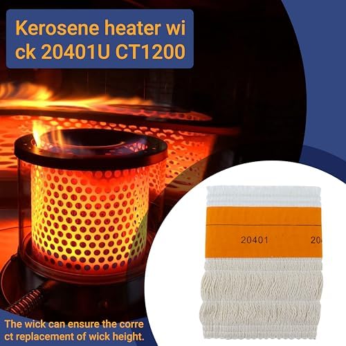 KUROKU Heater Oil KEROSENE Lamp Wick 20401U CT1200 5.7''wide x 7"long compatible with Duraheat Dyna Glo RMC55-R7 RMC55-R7B Envirotemp Heatmate