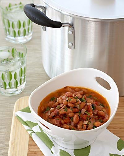 IMUSA USA MEXICANA-410 Aluminum Steamer with Glass Lid 10-Quart, Silver, 10Qt | Brushed Finish, Cool-Touch Handles with Glass Lid, Ideal for Tamales, Great for Family Meals