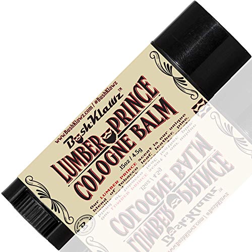 BushKlawz Active Prince Travel Solid Cologne Balm – Refreshing Metro Cologne for Active Men – Best Fresh Active Scent Solid Alcohol Free Cologne for travel Best Gift for Men