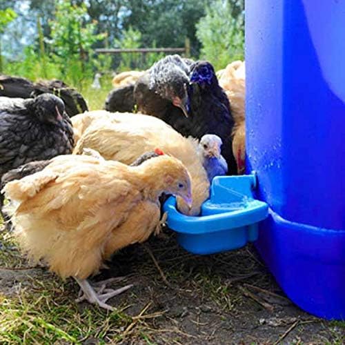 BEC MaxiCup Automatic Chicken Waterer Cup – Self-Filling Heated Poultry Drinker for Chickens, Ducks, Geese, Quail